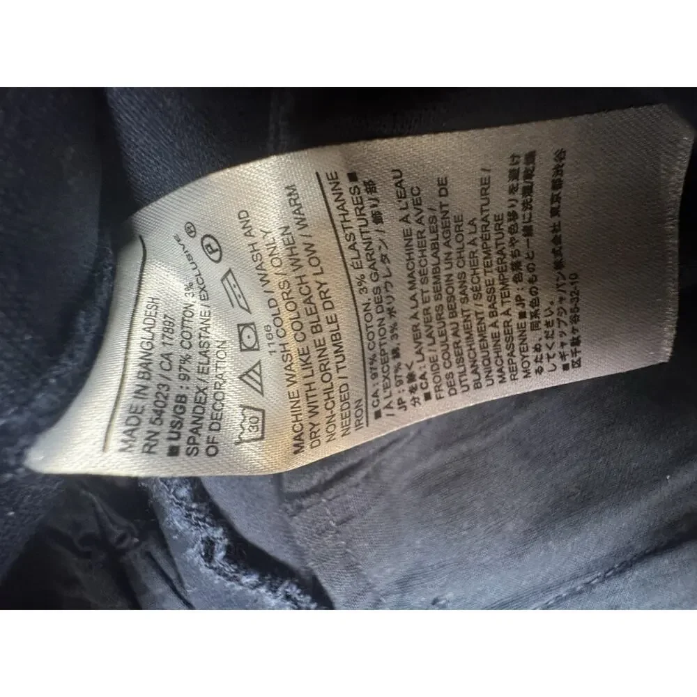 Banana Republic Chino Pants 31x34 Skinny Fit Navy Stretch NWT Men‎